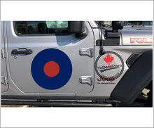 'RCAF Type B Roundel Full Colour' Premium Vinyl Decal / Sticker