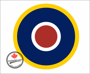 'RCAF Type C-1 Roundel Full Colour' Premium Vinyl Decal / Sticker