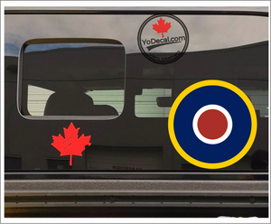 'RCAF Type C-1 Roundel Full Colour' Premium Vinyl Decal / Sticker