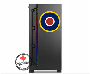 'RCAF Type C-1 Roundel Full Colour' Premium Vinyl Decal / Sticker