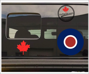 'RCAF Type C Roundel Full Colour' Premium Vinyl Decal / Sticker