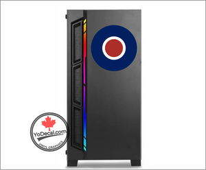 'RCAF Type C Roundel Full Colour' Premium Vinyl Decal / Sticker