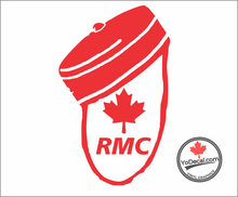 'RMC Pillbox Maple Leaf' Premium Vinyl Decal / Sticker