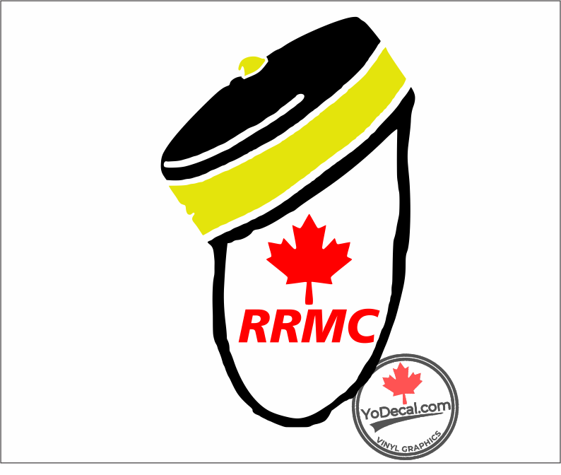 'RRMC Pillbox Maple Leaf' Premium Vinyl Decal / Sticker