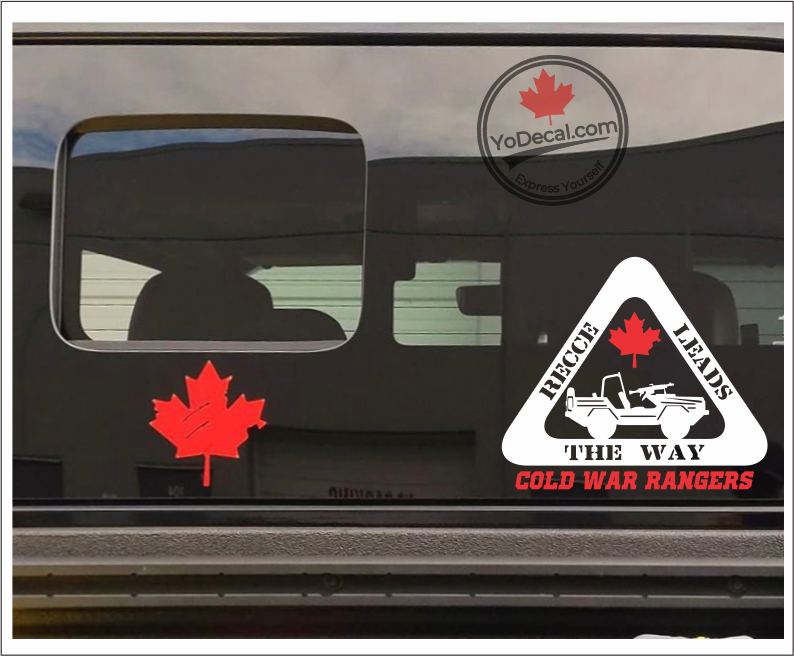 'Recce Leads the Way - Cold War Rangers' Premium Vinyl Decal / Sticker ...