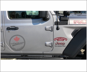 Regiment de Chateauguay WWII Shoulder Flash Premium Vinyl Decal / Sticker