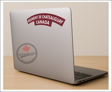 Regiment de Chateauguay WWII Shoulder Flash Premium Vinyl Decal / Sticker