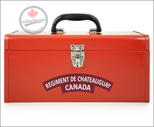 Regiment de Chateauguay WWII Shoulder Flash Premium Vinyl Decal / Sticker