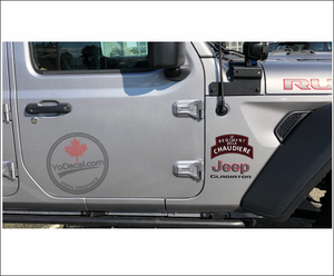 Regiment De La Chaudiere WWII Shoulder Flash' Premium Vinyl Decal / Sticker