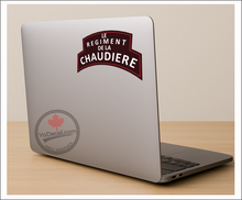 Regiment De La Chaudiere WWII Shoulder Flash' Premium Vinyl Decal / Sticker