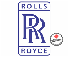 'Rolls Royce Tribute' Premium Vinyl Decal / Sticker