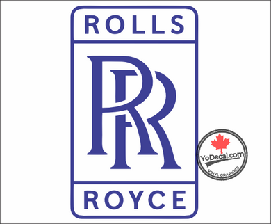 'Rolls Royce Tribute' Premium Vinyl Decal / Sticker