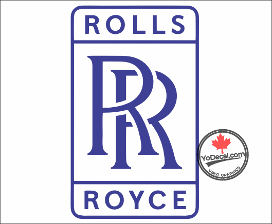 'Rolls Royce Tribute' Premium Vinyl Decal / Sticker