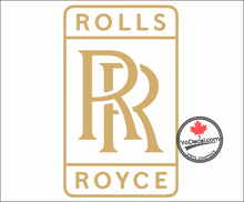 'Rolls Royce Tribute' Premium Vinyl Decal / Sticker