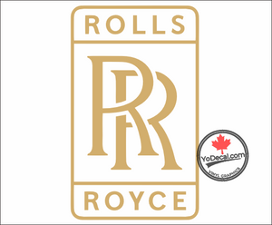 'Rolls Royce Tribute' Premium Vinyl Decal / Sticker