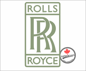 'Rolls Royce Tribute' Premium Vinyl Decal / Sticker