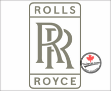 'Rolls Royce Tribute' Premium Vinyl Decal / Sticker