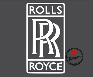 'Rolls Royce Tribute' Premium Vinyl Decal / Sticker