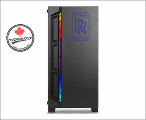 'Rolls Royce Tribute' Premium Vinyl Decal / Sticker