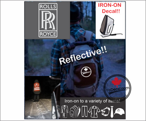 'Rolls Royce Tribute' Premium Vinyl Decal / Sticker