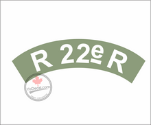 'R22eR Shoulder Flash' Premium Vinyl Decal / Sticker