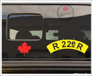 'R22eR Shoulder Flash' Premium Vinyl Decal / Sticker