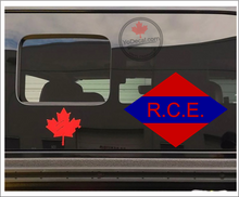 'Royal Canadian Engineers Formation WWII' Premium Vinyl Decal Sticker