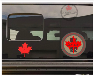 'Royal Canadian Regiment RCR Since 1812' Premium Vinyl Decal / Sticker