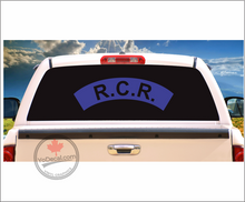 'RCR Shoulder Flash' Premium Vinyl Decal / Sticker