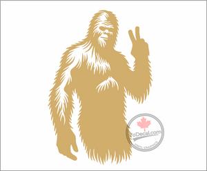 'Peacefoot the Bigfoot' Premium Vinyl Decal / Sticker