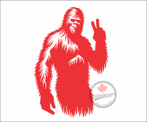 'Peacefoot the Bigfoot' Premium Vinyl Decal / Sticker