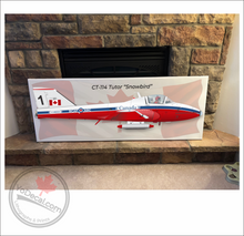 CT-114 Tutor "Snowbird" Side Profile Personalized Canvas Print