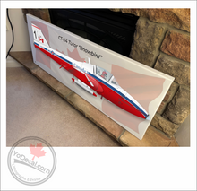CT-114 Tutor "Snowbird" Side Profile Personalized Canvas Print