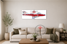 CT-114 Tutor Snowbird "How Lucky I Am" Canvas Print