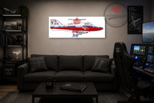 CT-114 Tutor Snowbird "How Lucky I Am" Canvas Print