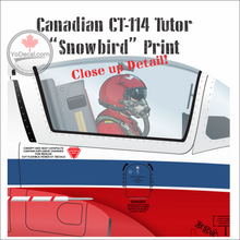 CT-114 Tutor Snowbird "How Lucky I Am" Canvas Print