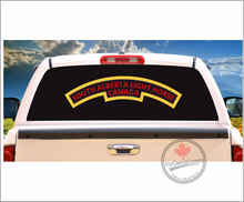 'South Alberta Light Horse WWII Shoulder Flash' Premium Vinyl Decal / Sticker