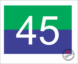'South Alberta Regiment Unit/Div Sign 45' Premium Vinyl Decal / Sticker