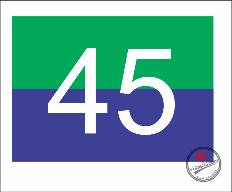 'South Alberta Regiment Unit/Div Sign 45' Premium Vinyl Decal / Sticker