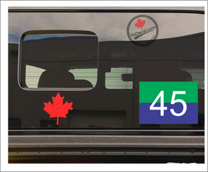 'South Alberta Regiment Unit/Div Sign 45' Premium Vinyl Decal / Sticker
