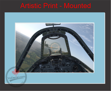 'Spitfire & Stuka (Mounted ARTISTIC PRINT)' Premium Wall Art