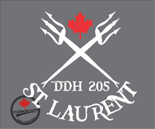 'DDH 205 St Laurent & Tridents' Premium Vinyl Decal / Sticker