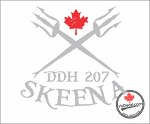 'DDH 207 Skeena & Tridents' Premium Vinyl Decal / Sticker