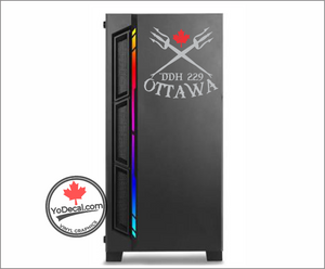 'DDH 229 Ottawa & Tridents' Premium Vinyl Decal / Sticker