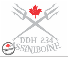 'DDH 234 Assiniboine & Tridents' Premium Vinyl Decal / Sticker