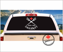 'DDH 206 Saguenay & Tridents' Premium Vinyl Decal / Sticker
