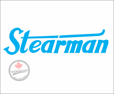 'Stearman Classic Logo' Premium Vinyl Decal Sticker