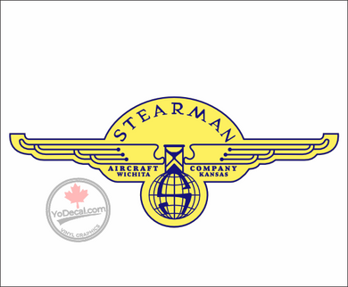 'Stearman Logo' Premium Vinyl Decal Sticker