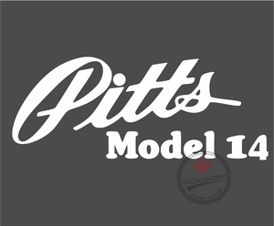 'Steen Aero Lab Inc Pitts Model 14 Tribute' Premium Vinyl Decal Sticker