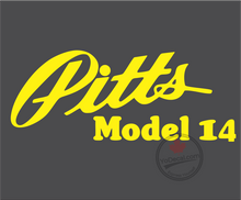 'Steen Aero Lab Inc Pitts Model 14 Tribute' Premium Vinyl Decal Sticker